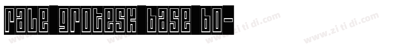 rale grotesk base bo字体转换